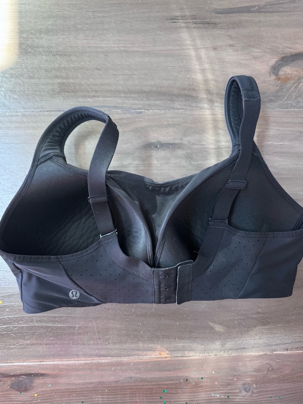 Lululemon Run Times High Support Bra Black Women’s 38DD